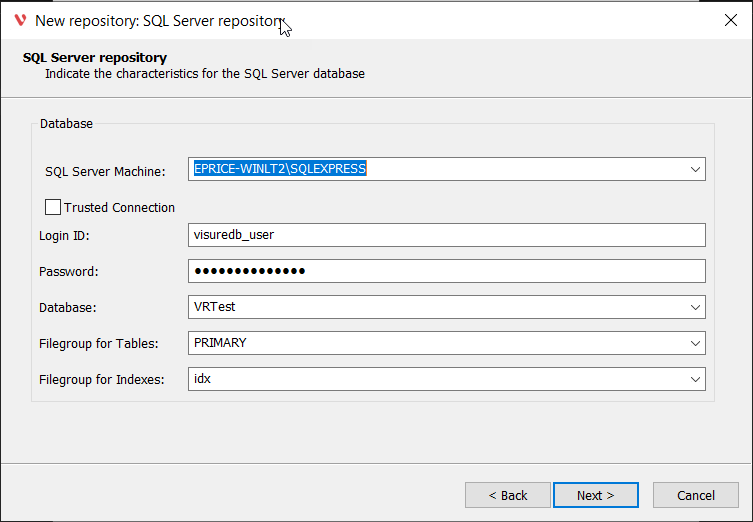 Installing Visure Requirements ALM and creating a new database from ...